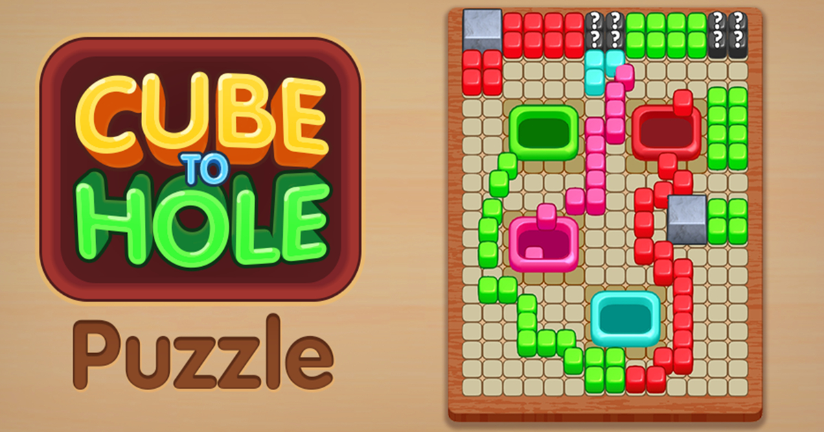 Cube to Hole Puzzle Cover